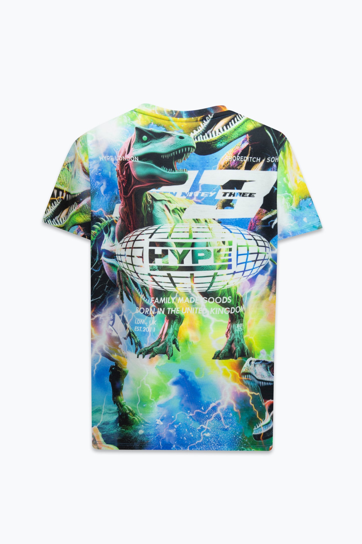 Hype Boys Multi Bionic Dinosaur T-Shirt