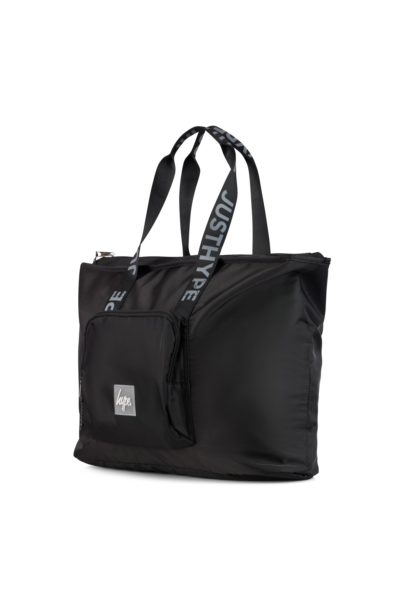 Hype Girls Black Patch Maxi Tote Bag