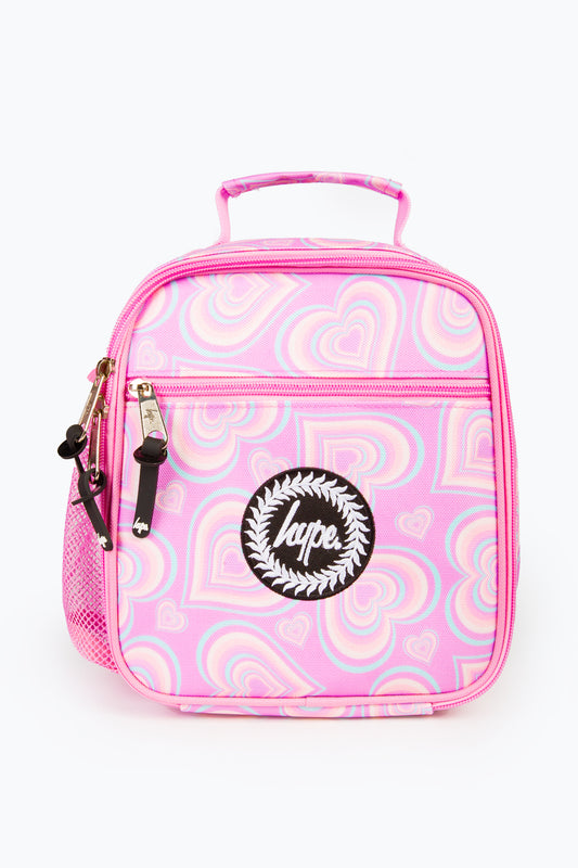 Hype Girls Pink Groovey Hearts Lunch Box