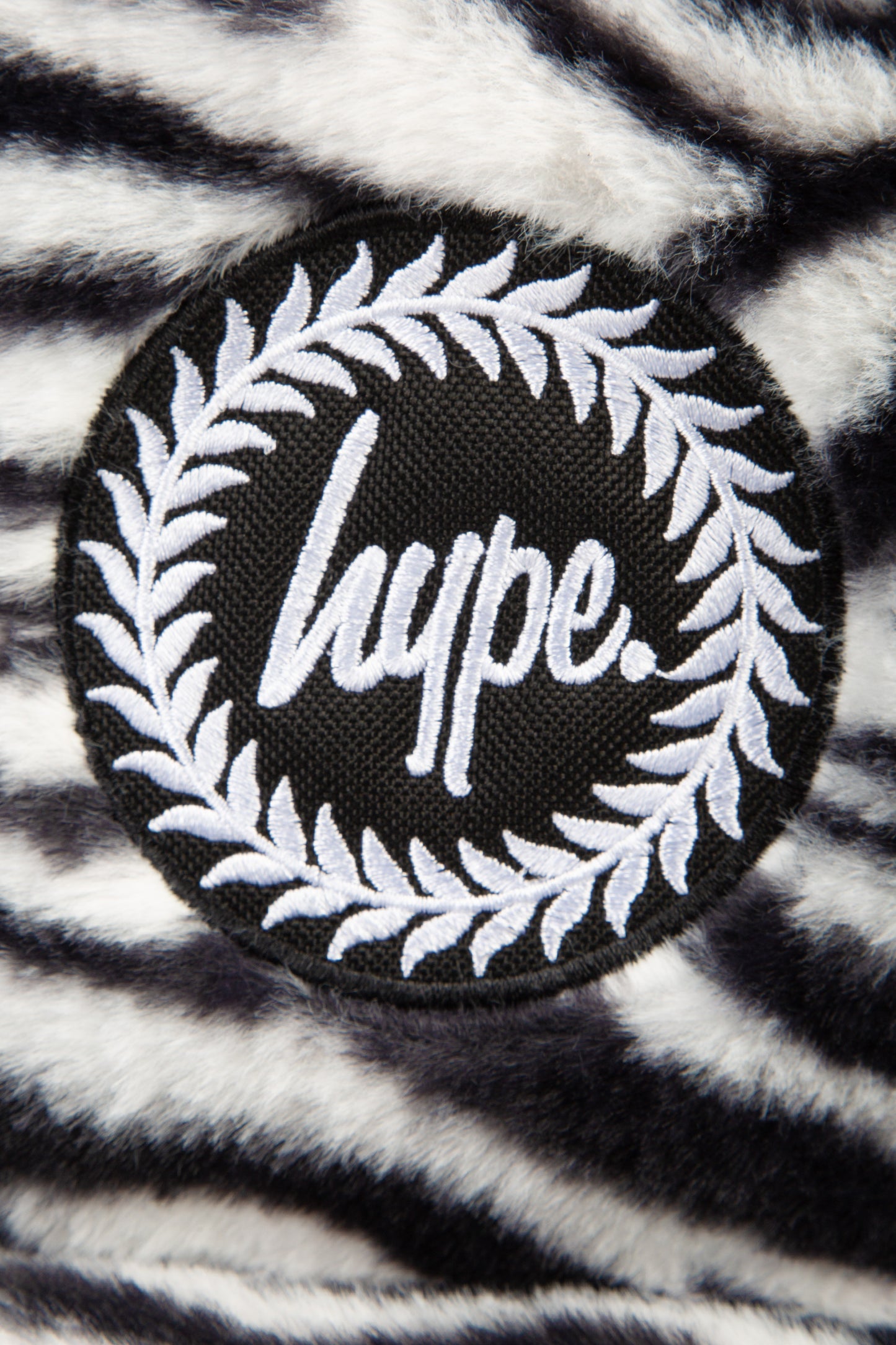 Hype Unisex Black Zebra Backpack