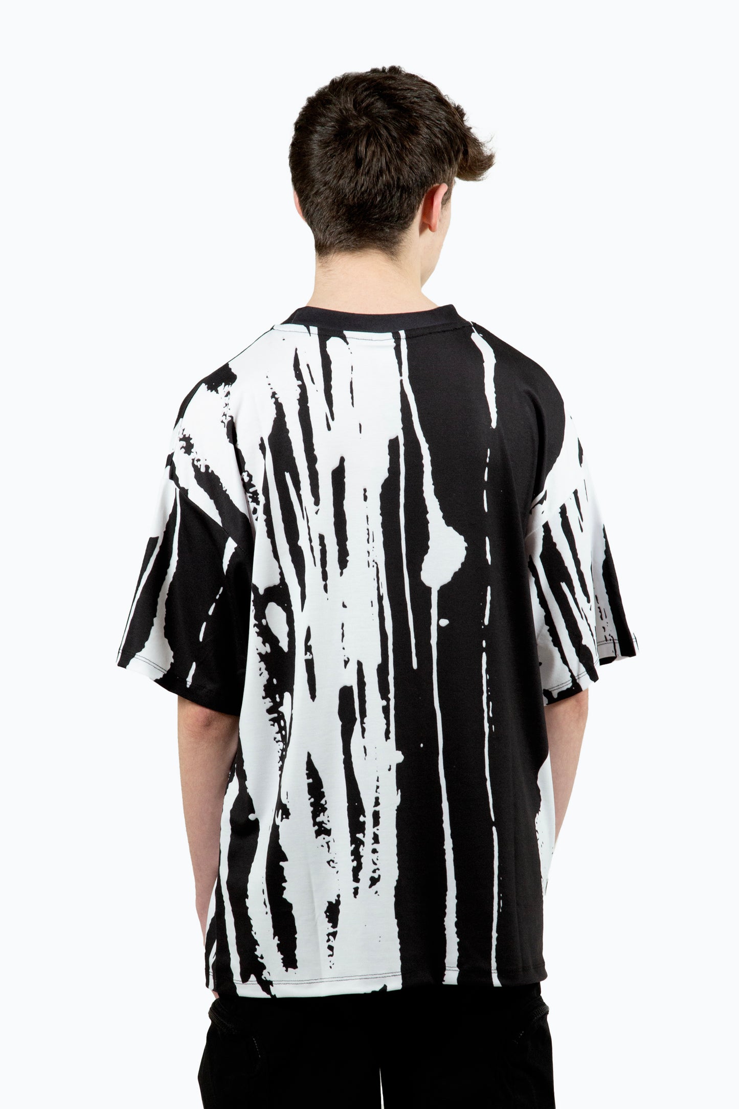 Hype Boys Multi Black Paint Run Oversized T-Shirt