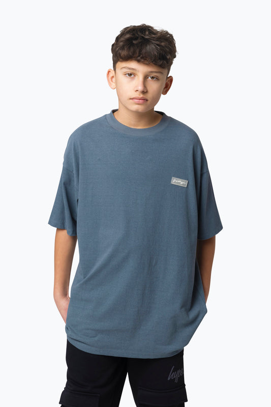 Hype Boys Blue White Splat Oversized T-Shirt