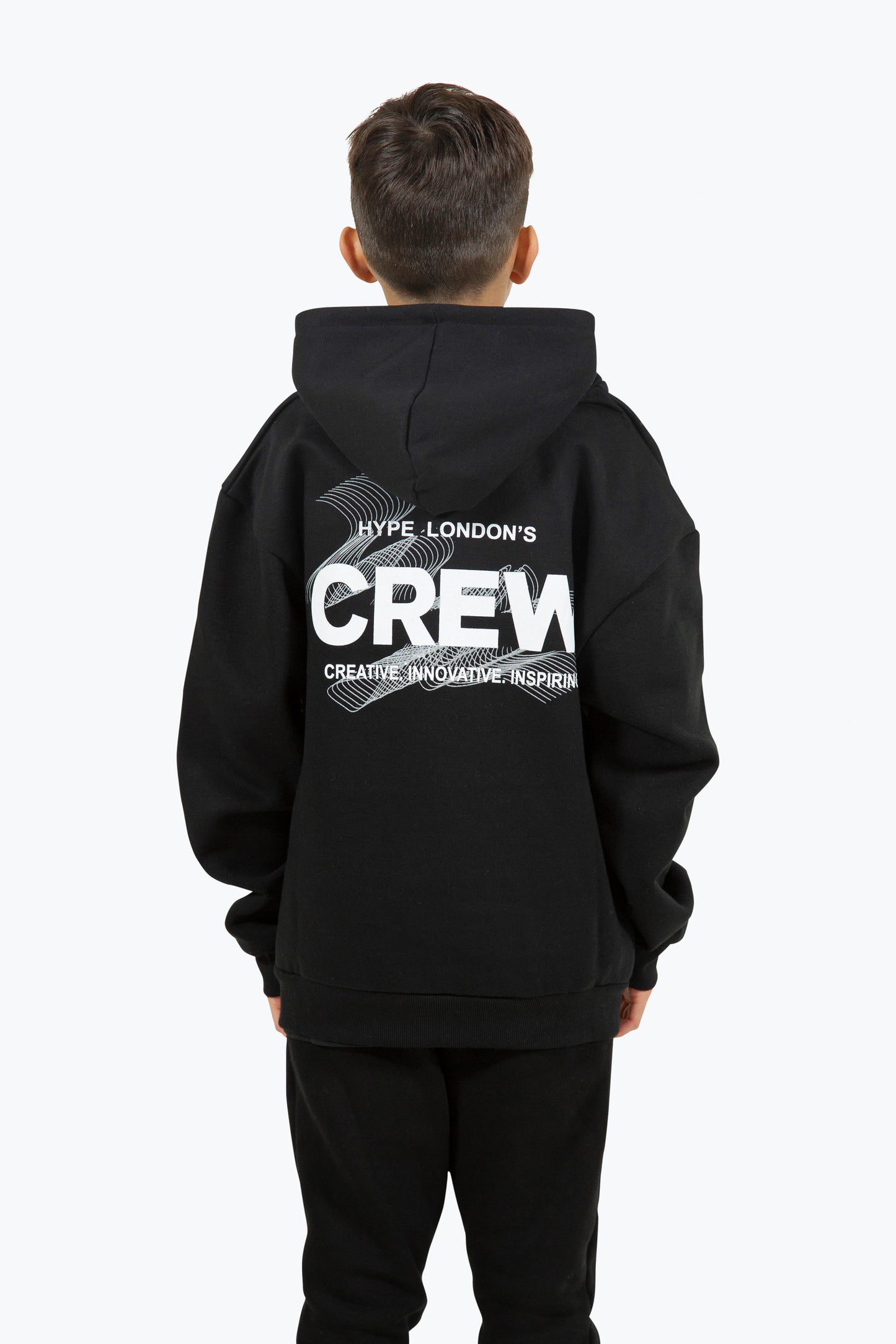 Hype Boys Black Crew Hoodie