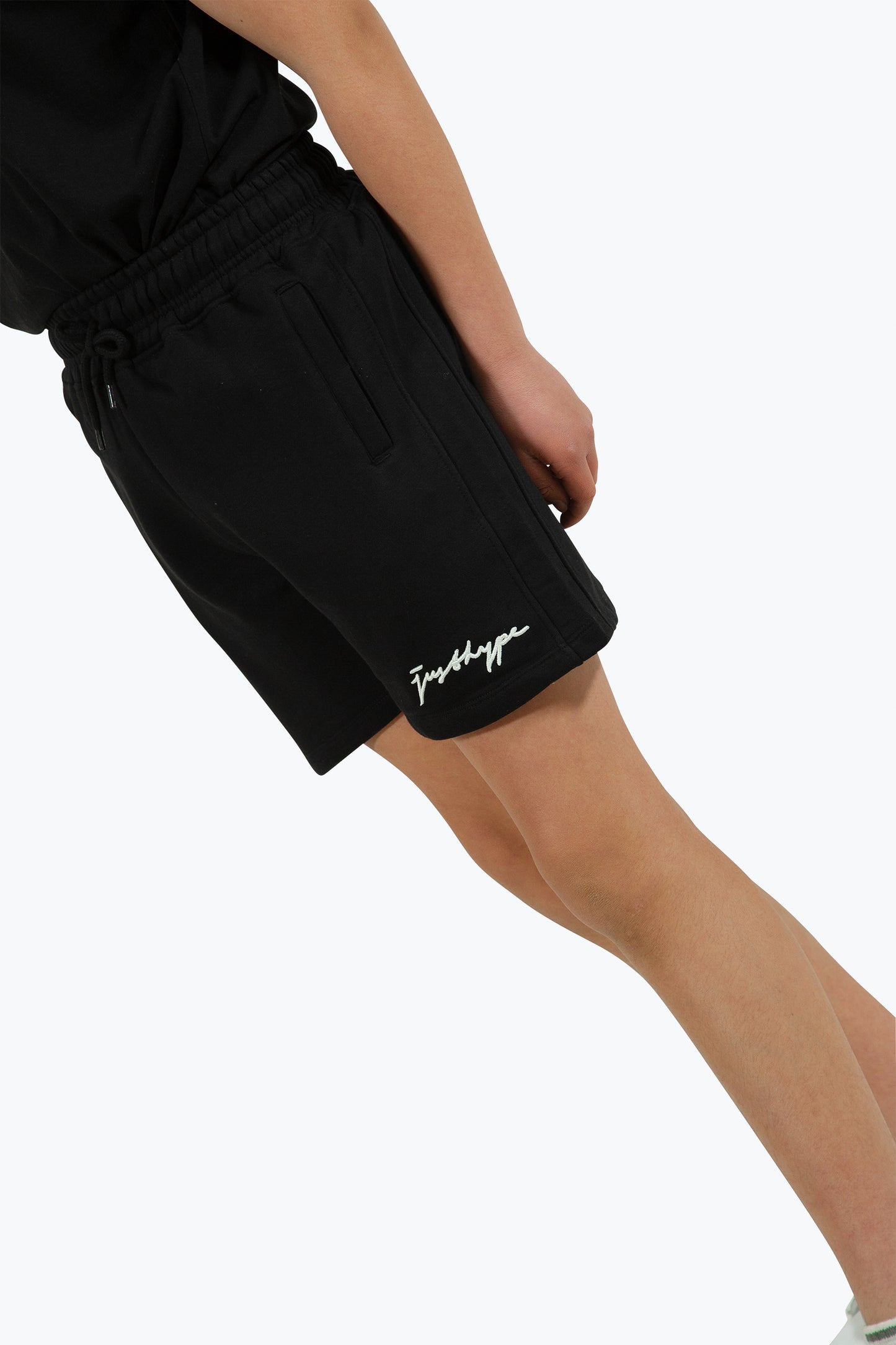 Hype Boys Black Scribble Shorts