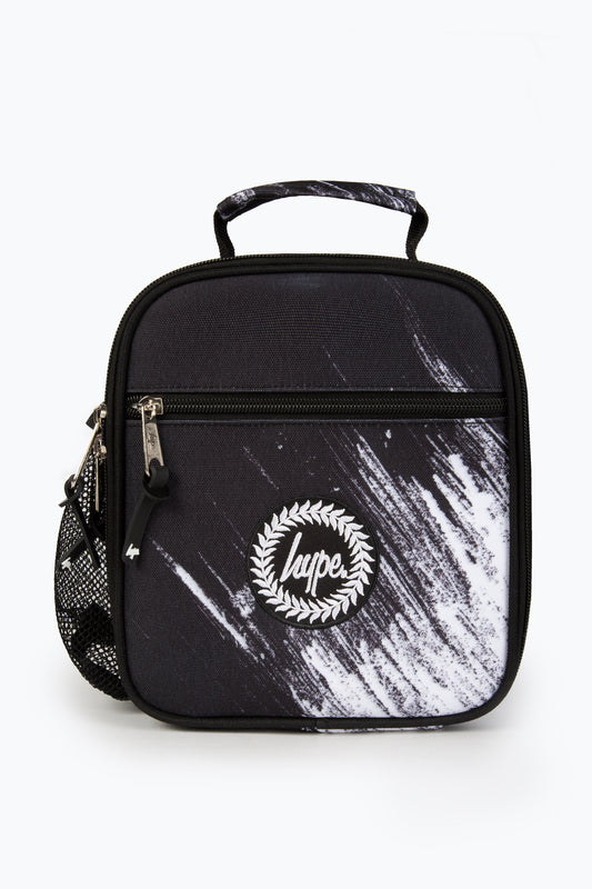 Hype Boys Black White Scratch Lunch Box