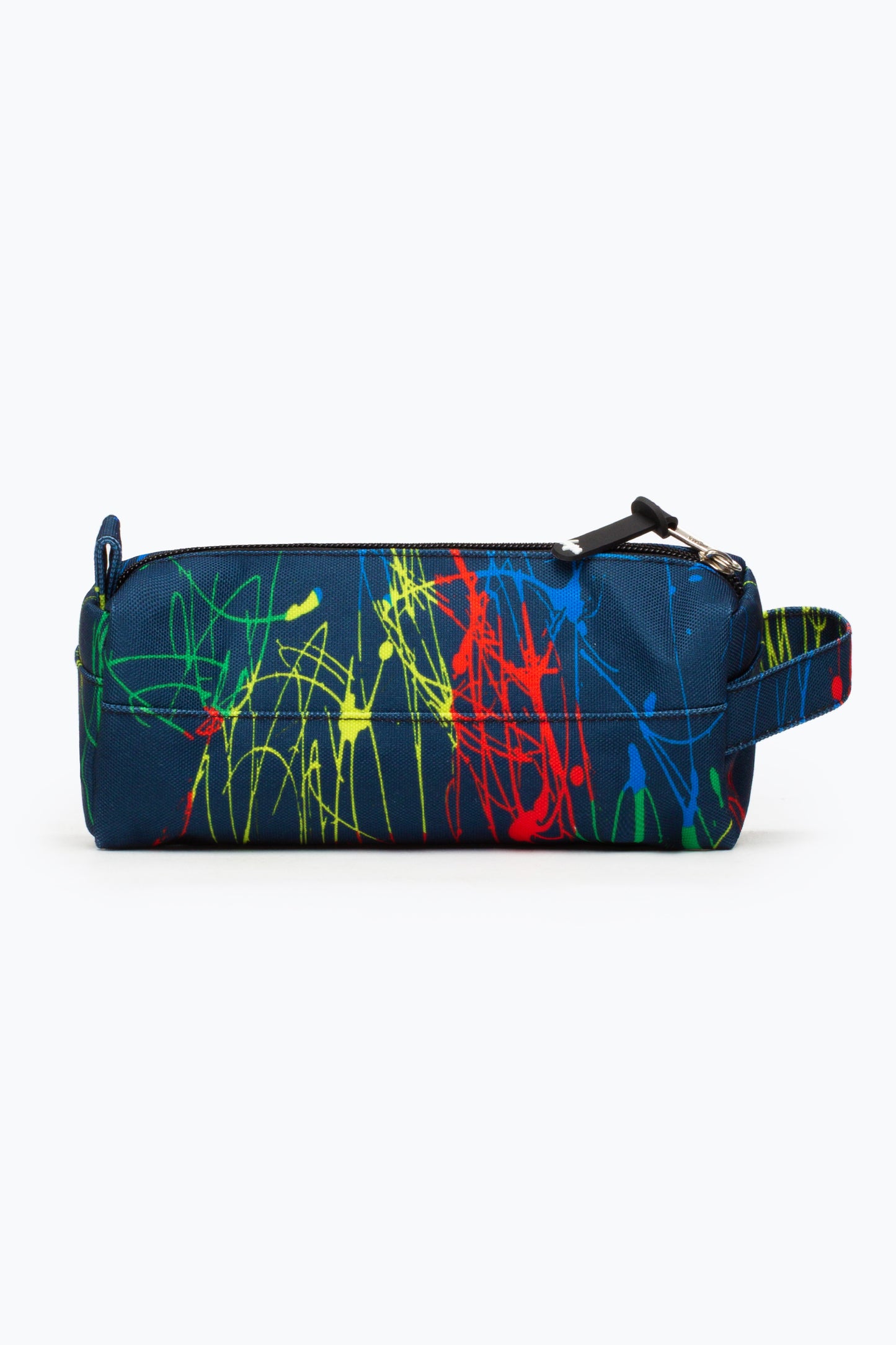 Hype Boys Navy Primary Splatter Pencil Case