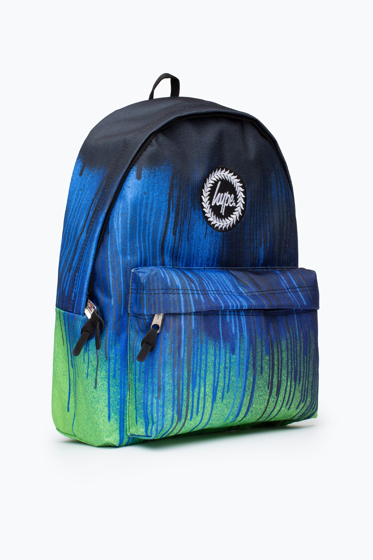 Hype Boys Iconic Blue/Green Drips School Backpack