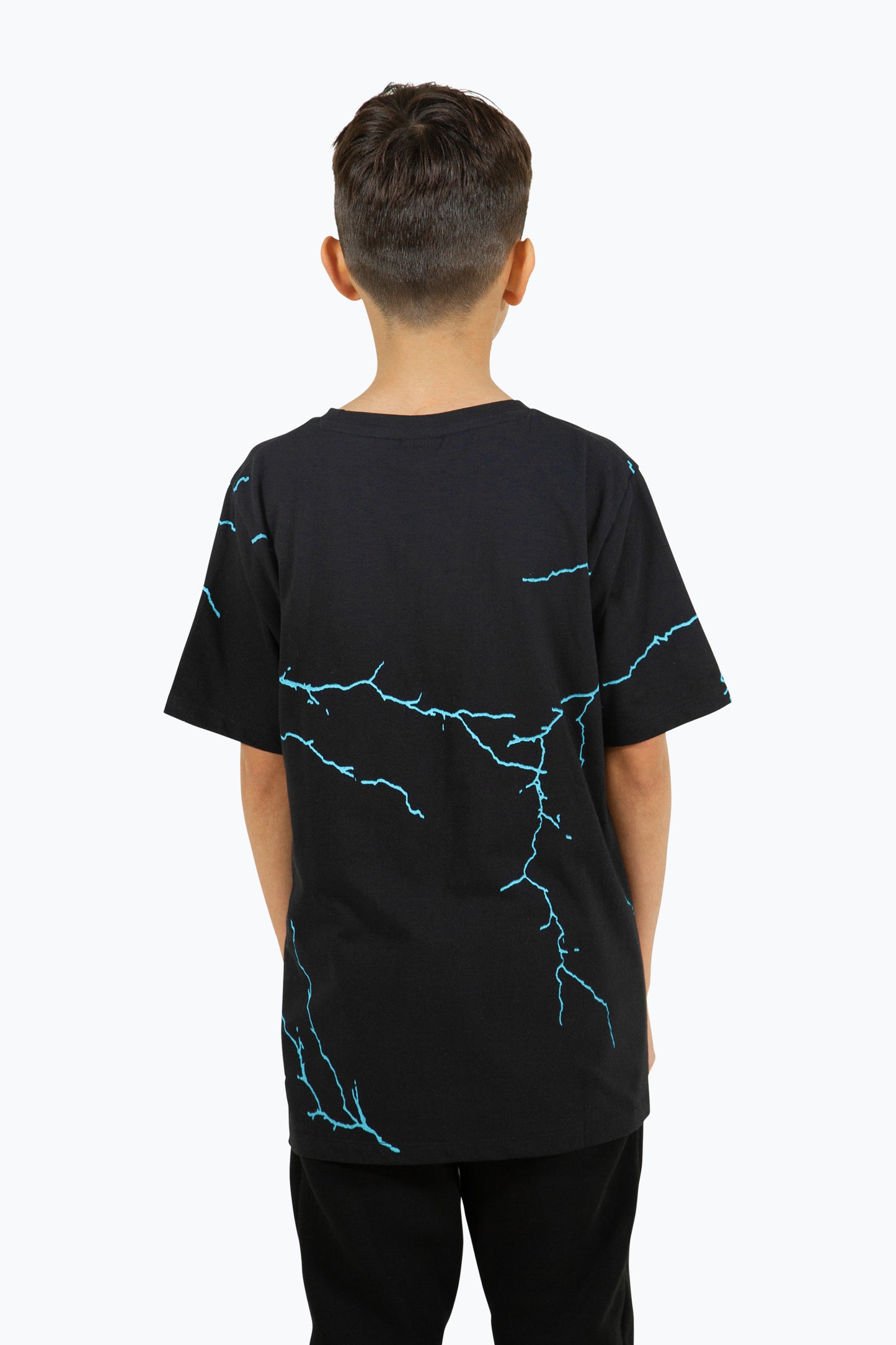 Hype Boys Black Lightning T-Shirt