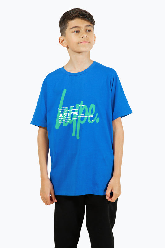 Hype Boys Blue Double T-Shirt