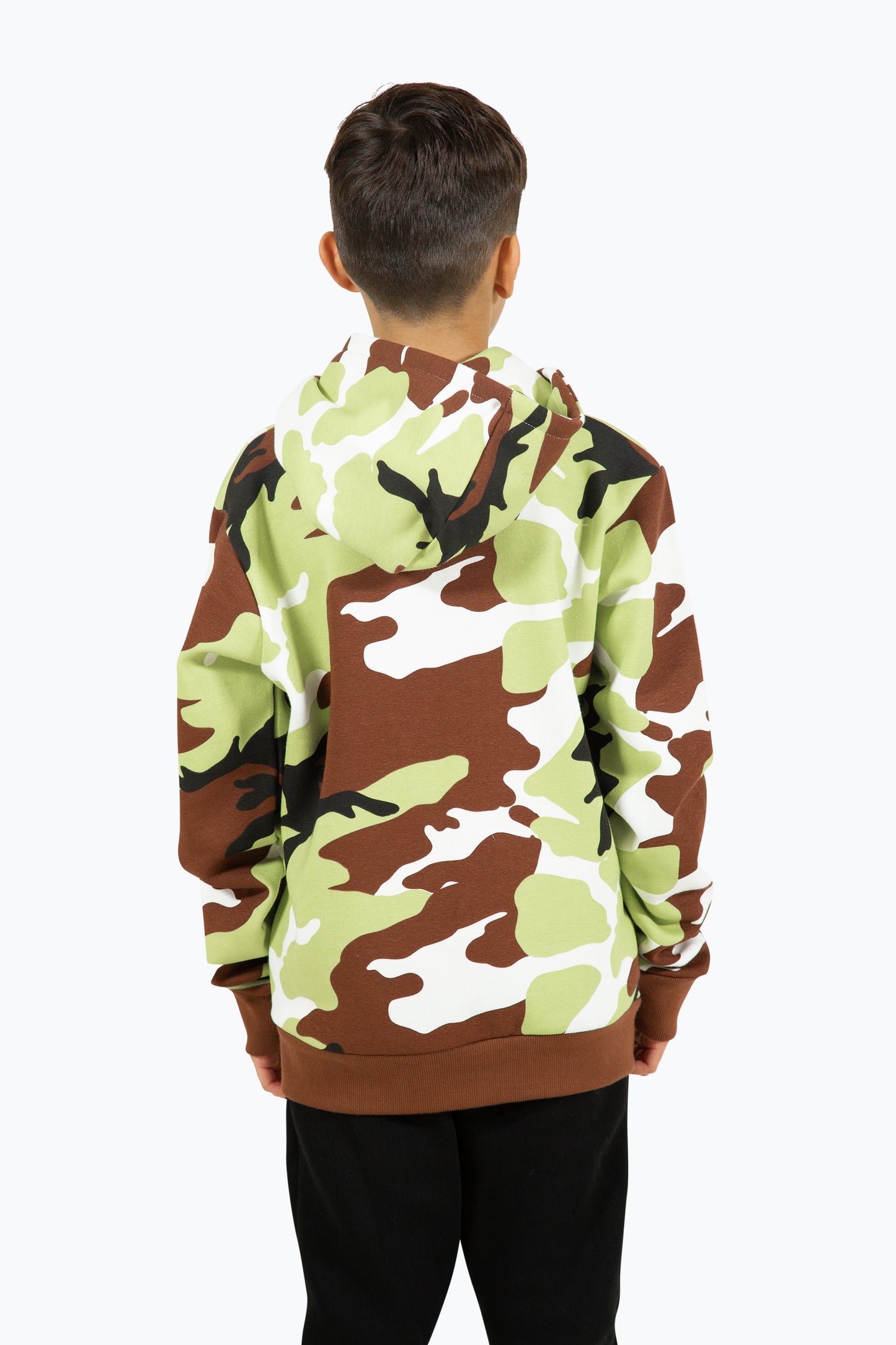 Hype Boys Camo Script Hoodie