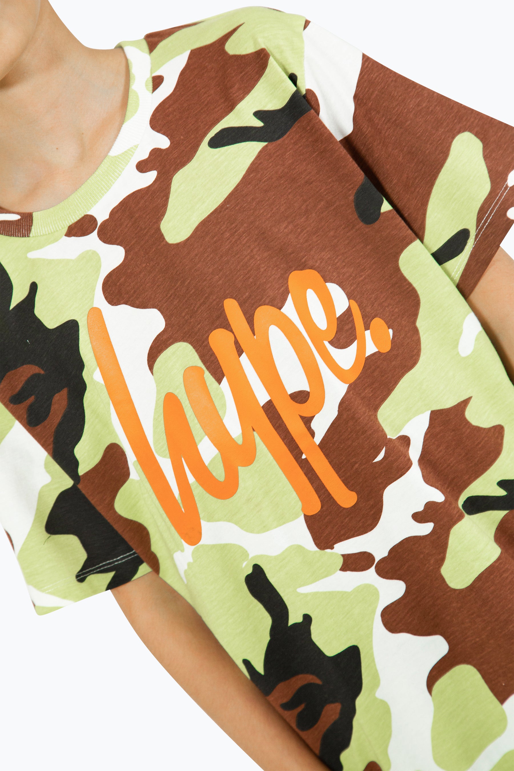 Hype Boys Camo Script T-Shirt