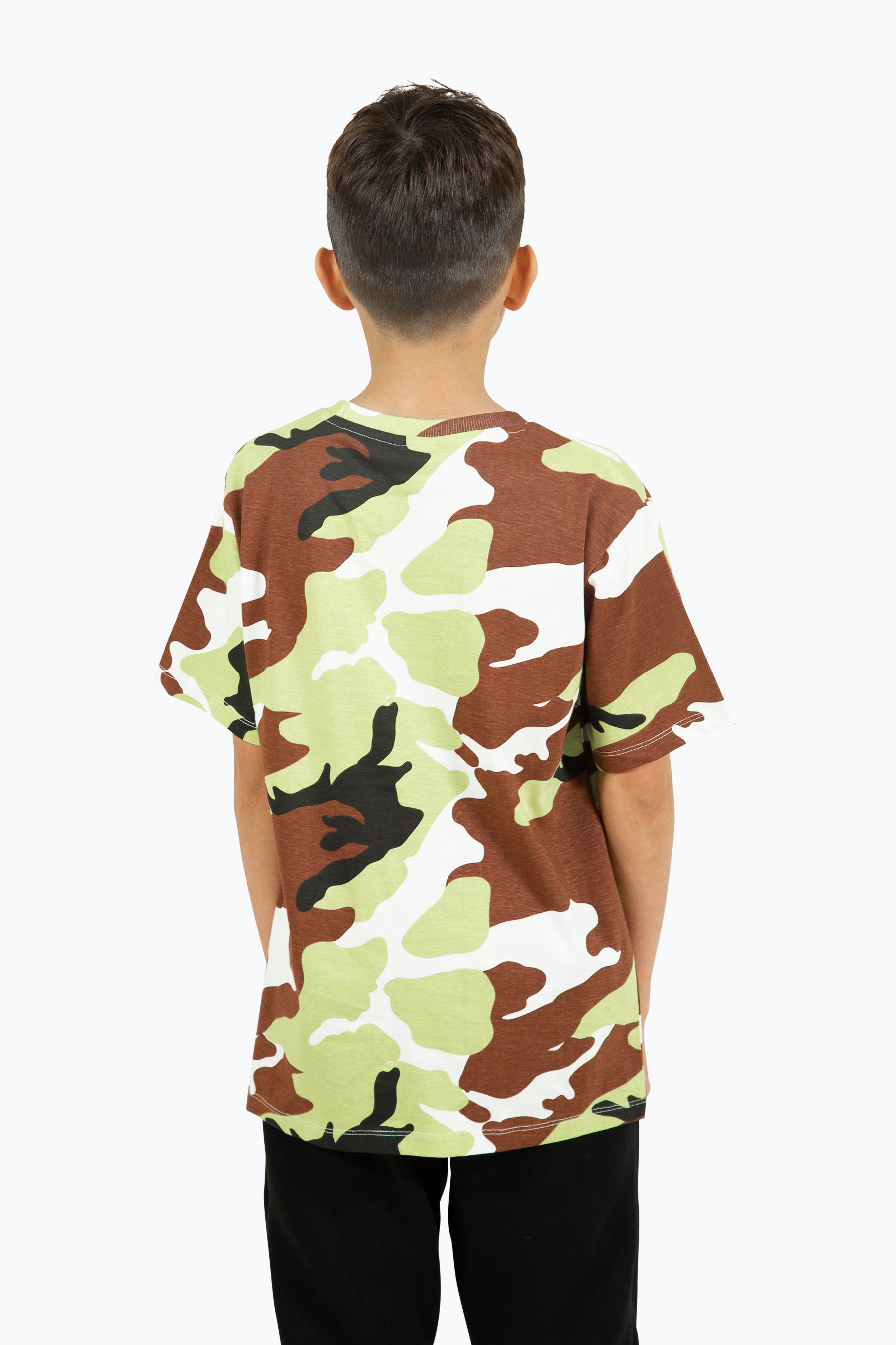 Hype Boys Camo Script T-Shirt