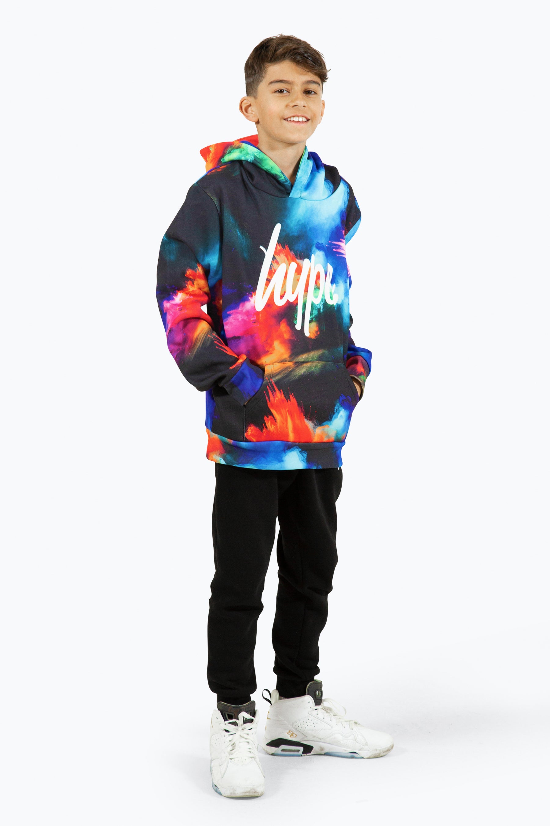 Hype Boys Multi Splash Hoodie