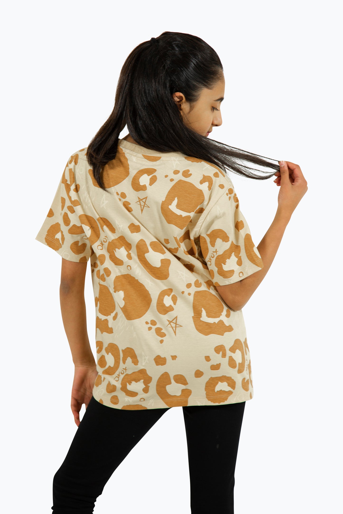 Hype Girls Sand Leopard T-Shirt