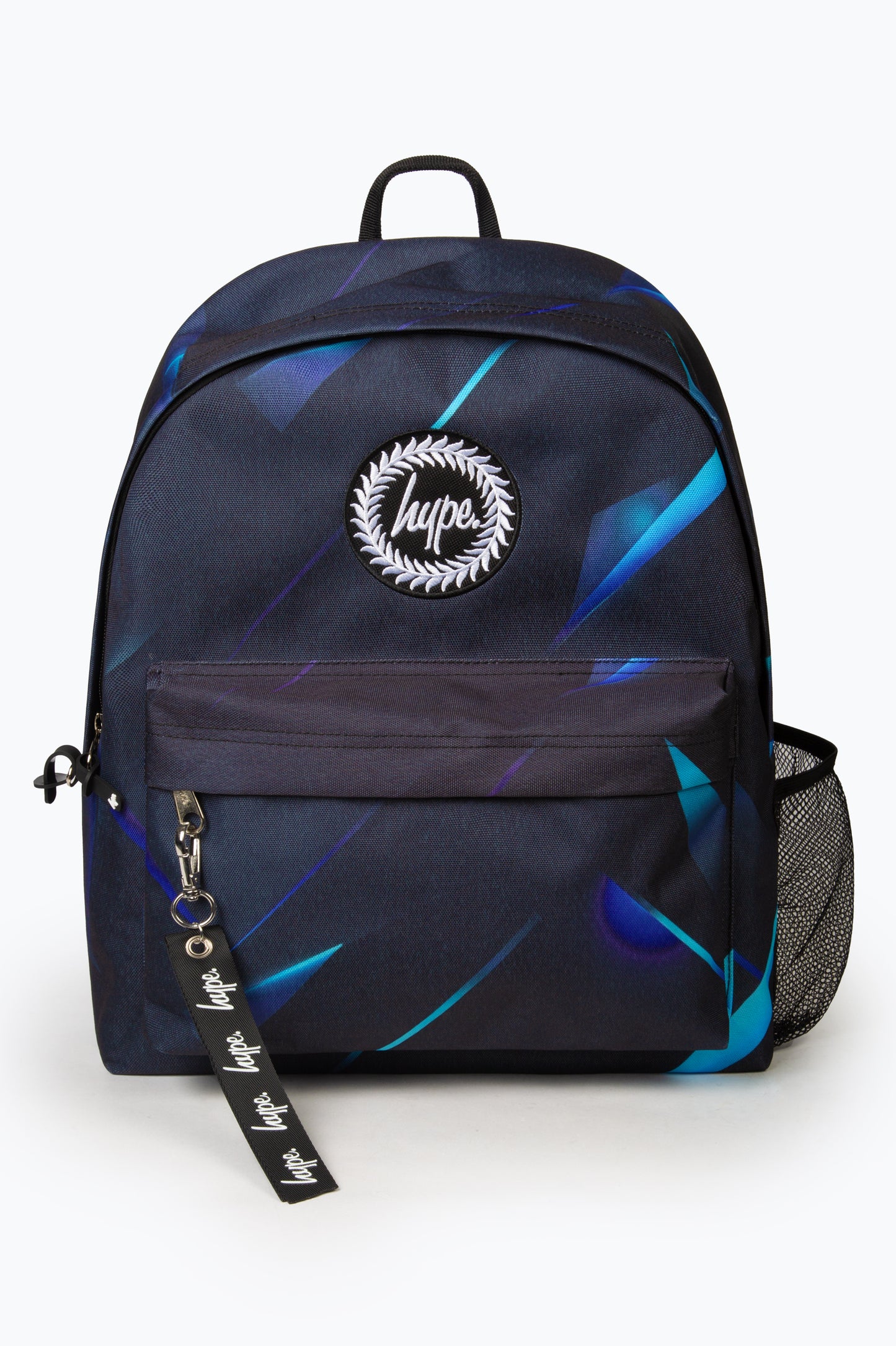 Hype Kids Black Blue Edge Backpack