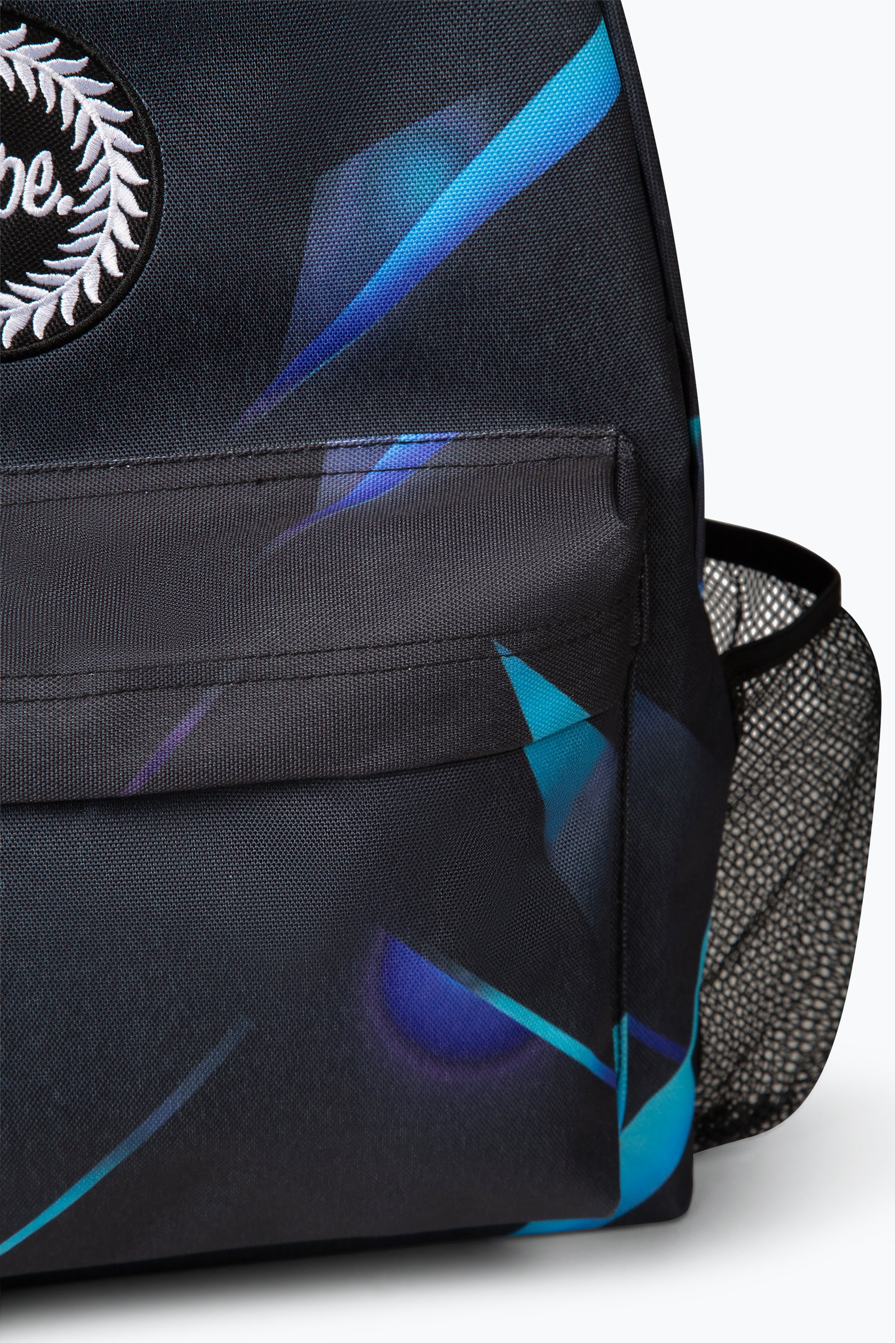 Hype Kids Black Blue Edge Backpack