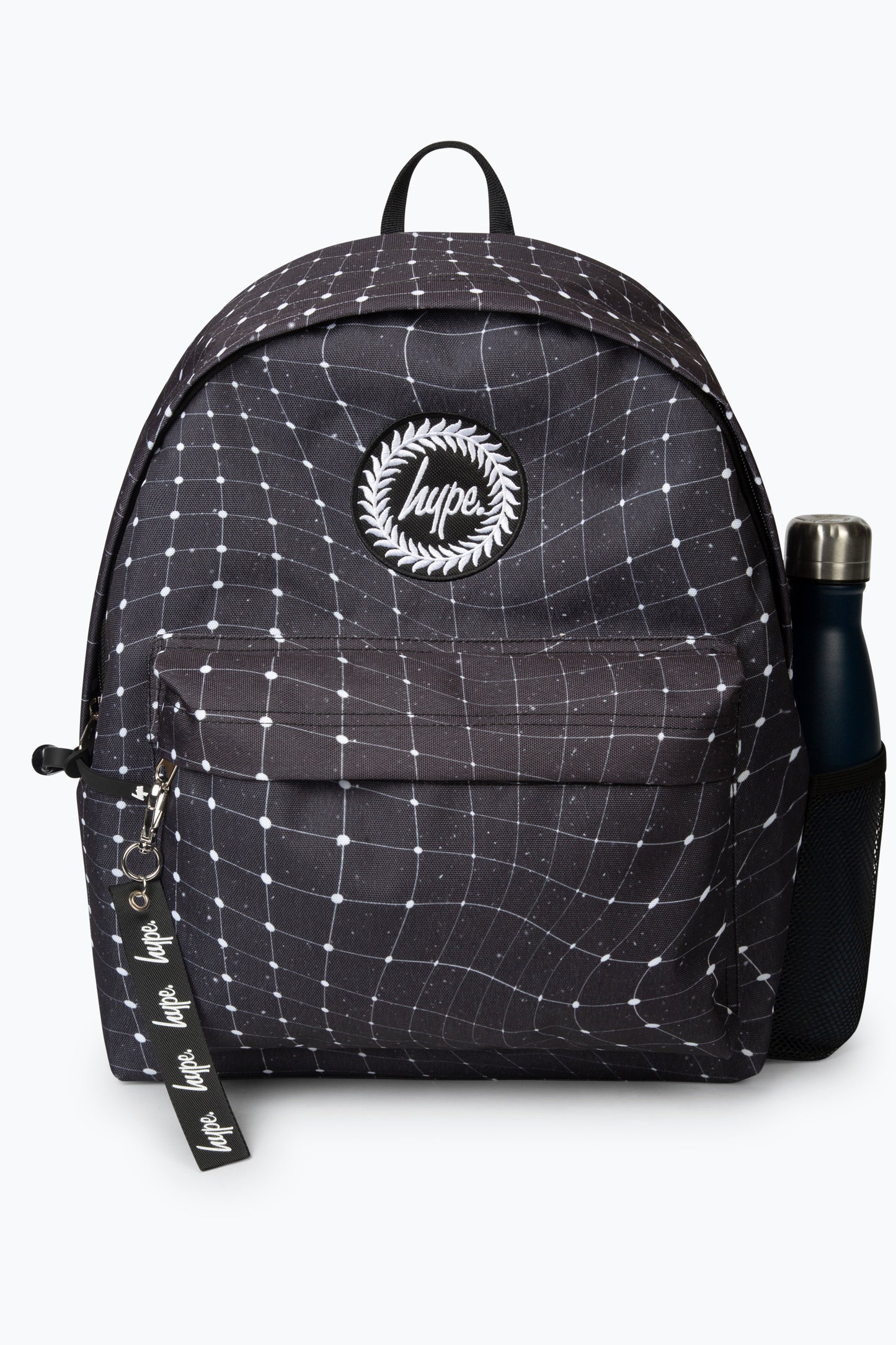 Hype Kids Black Web Backpack