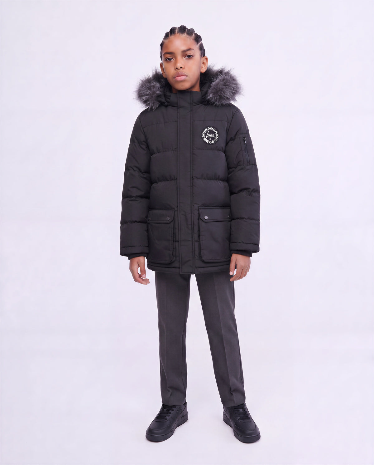 Hype Kids Black Parker Jacket