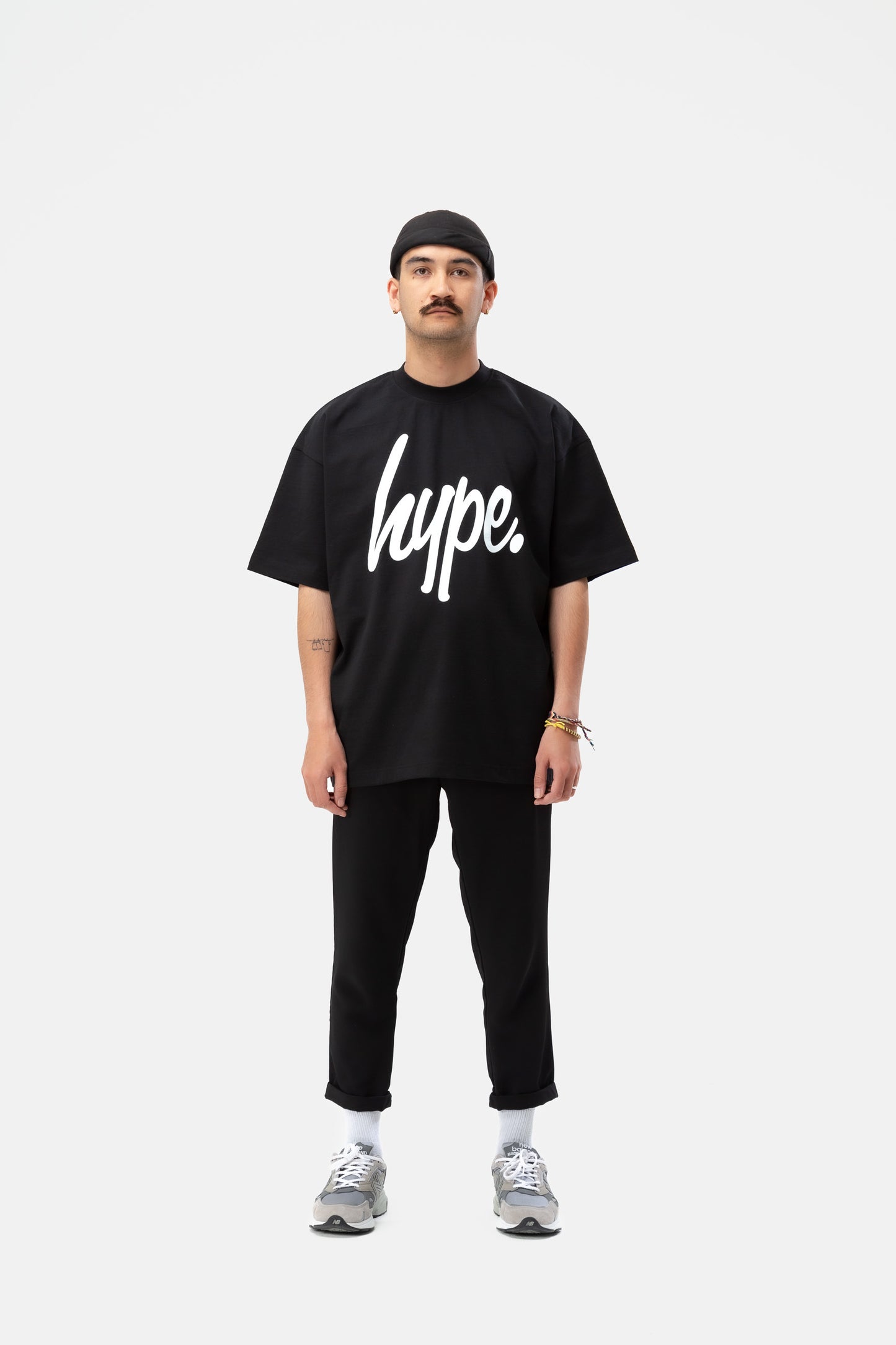 Hype Adults Black Script T-Shirt