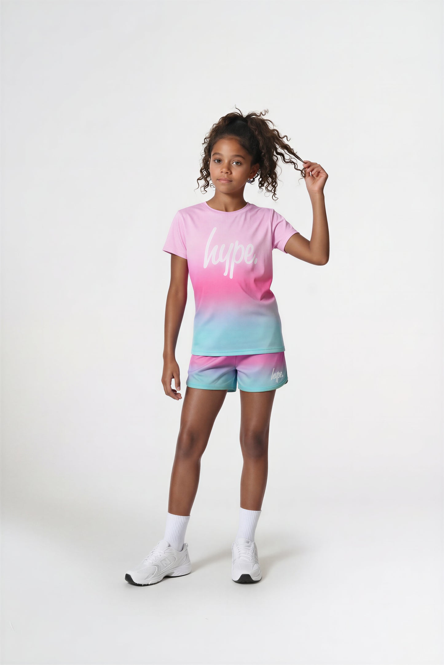 Hype Girls Pink/Mint Sundae Fade T-Shirt
