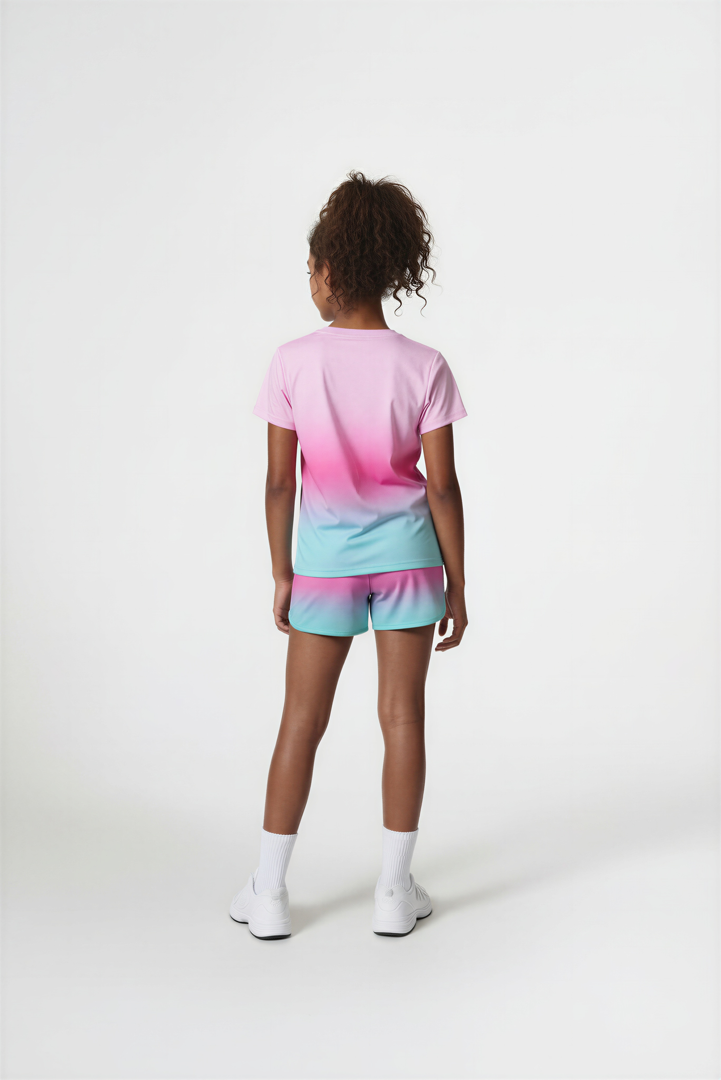 Hype Girls Pink/Mint Sundae Fade T-Shirt