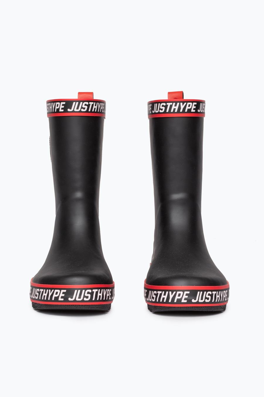 Hype Black Tape Kids Wellies