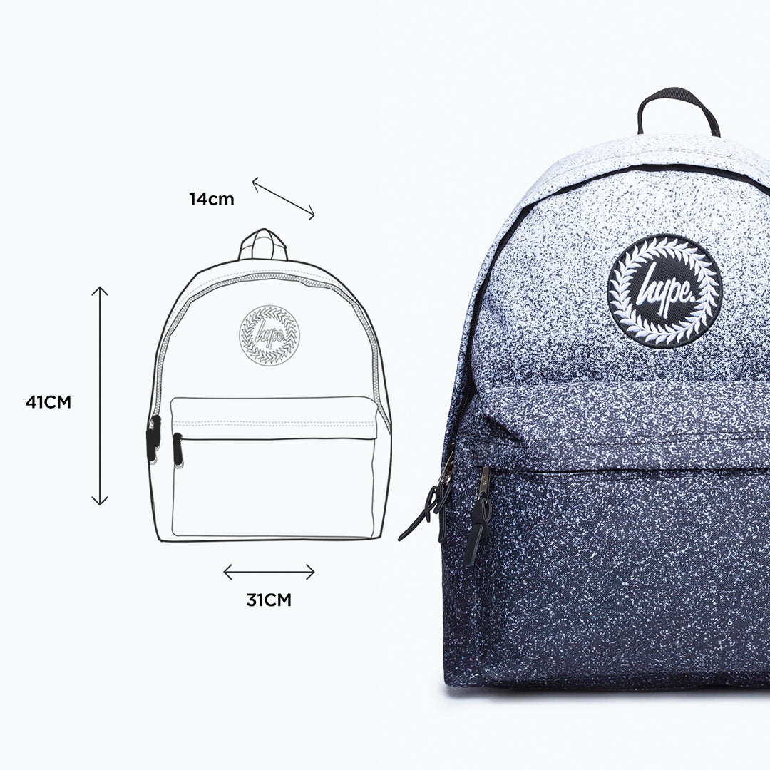 Black Speckle Fade Backpack