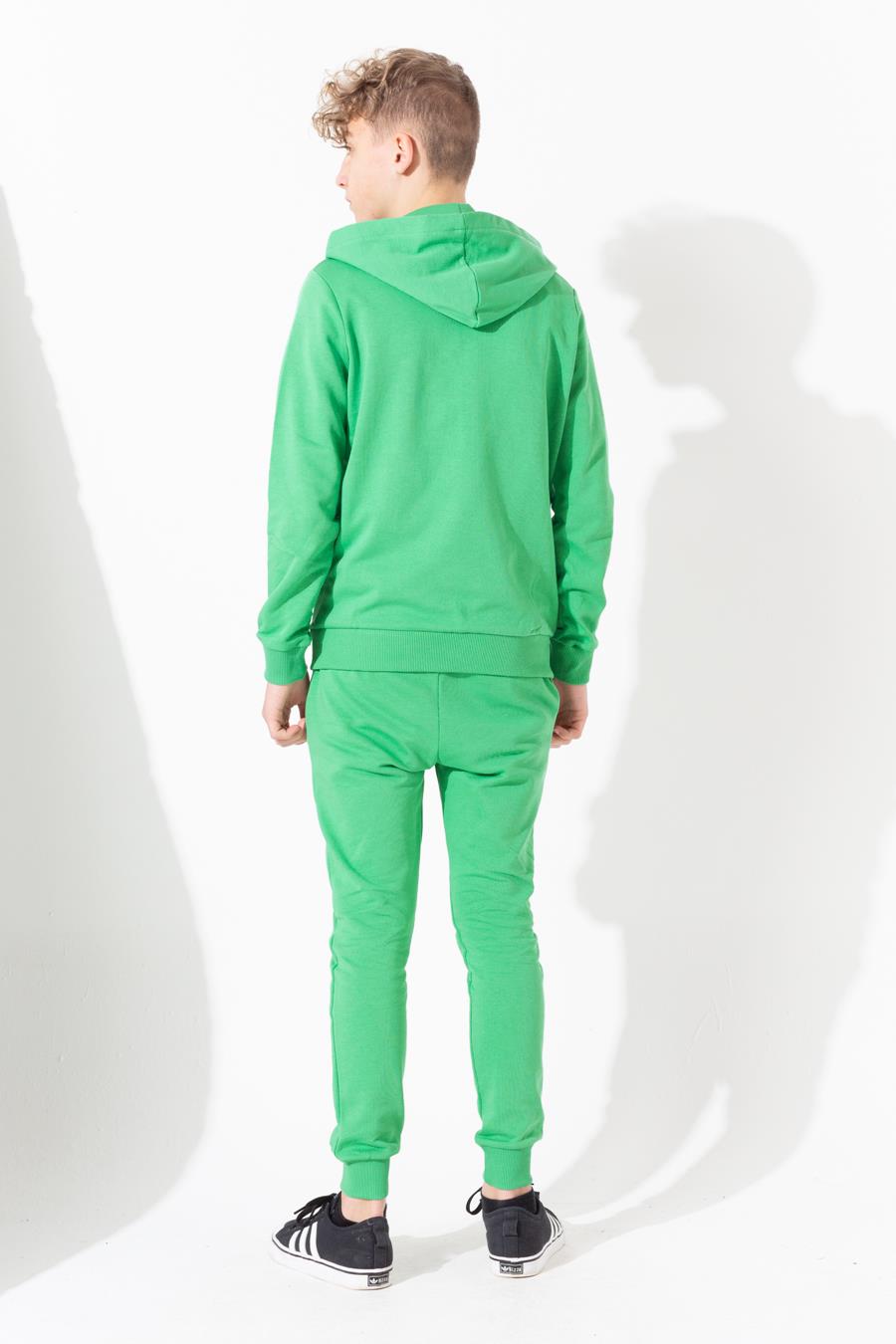Hype Green Mini Script Kids Zip Hoodie