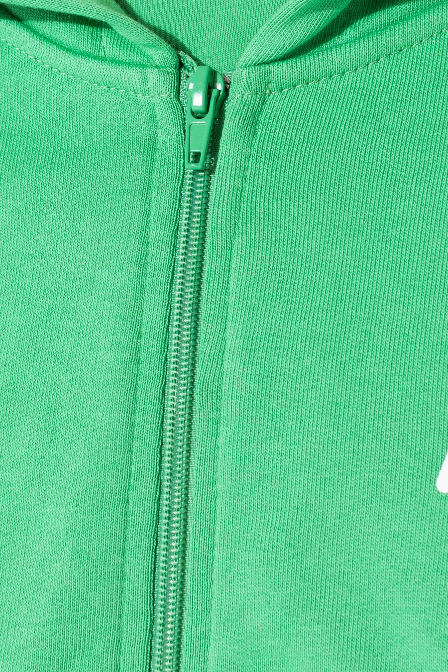 Hype Green Mini Script Kids Zip Hoodie