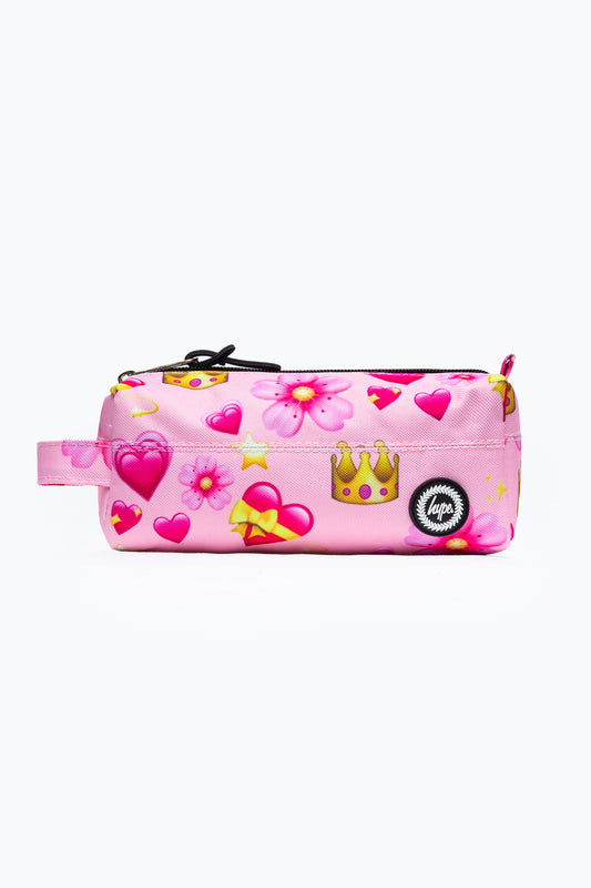 Hype Pink Emoji Pencil Case