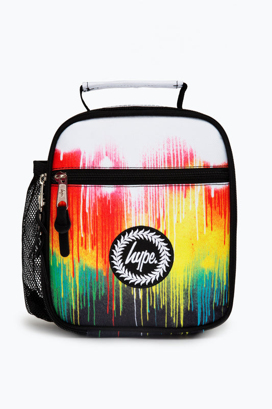 Hype Multi Drips Colourful Lunch Bag Front Side