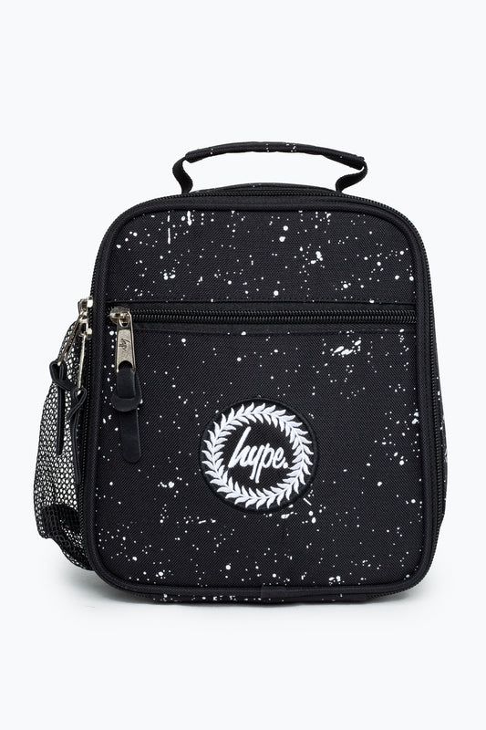 Hype Black Speckle Lunch Bag Front Side