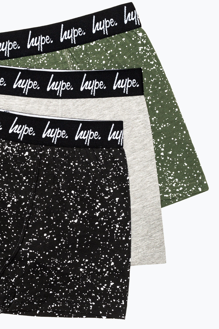 HYPE SPECKLE KIDS BOXER SHORTS X3 PACK