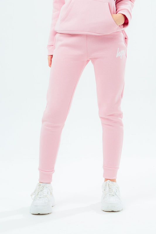 Hype Girls Pink Script Joggers