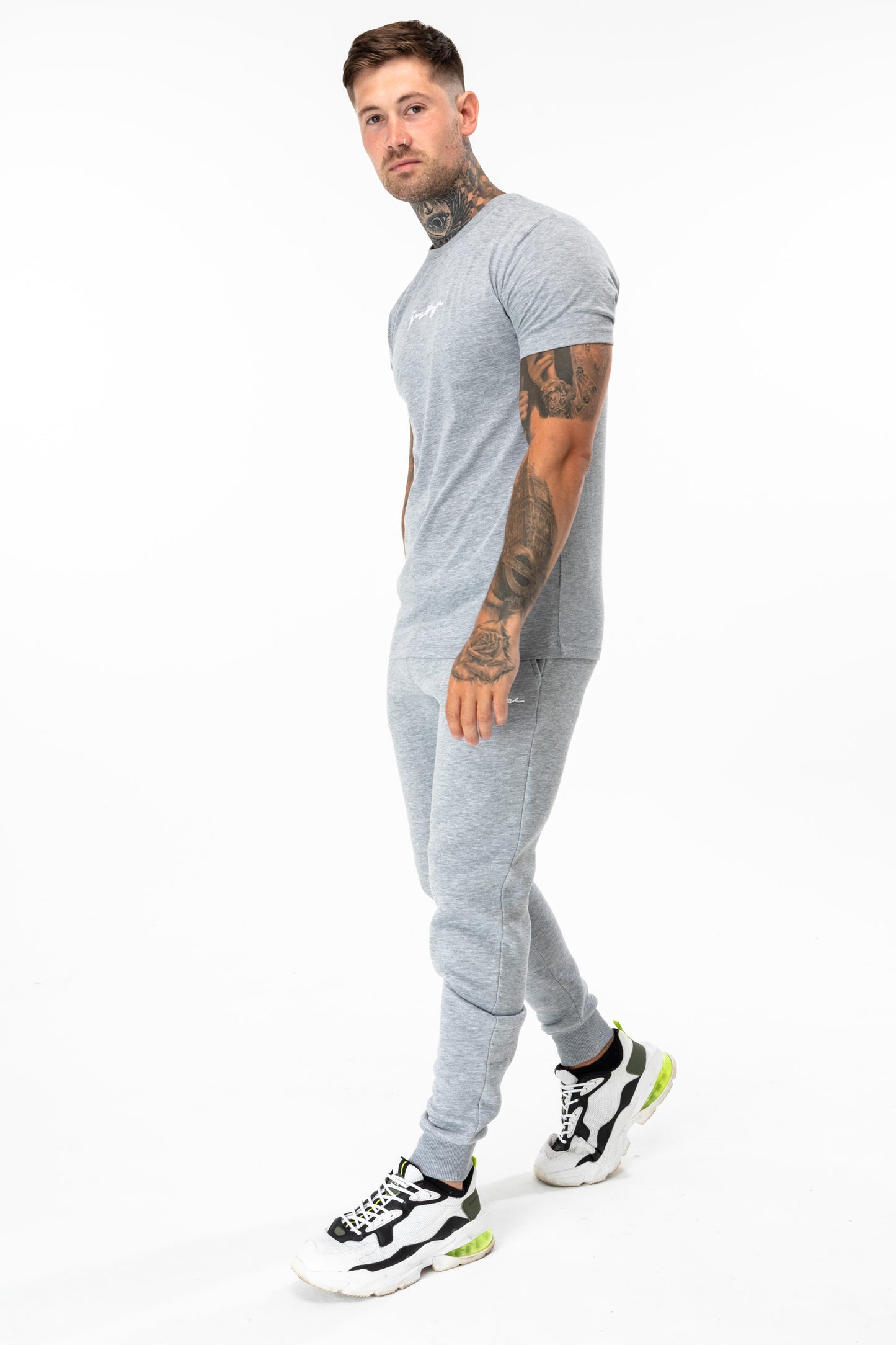 Hype Grey Scribble Logo Men'S Joggers