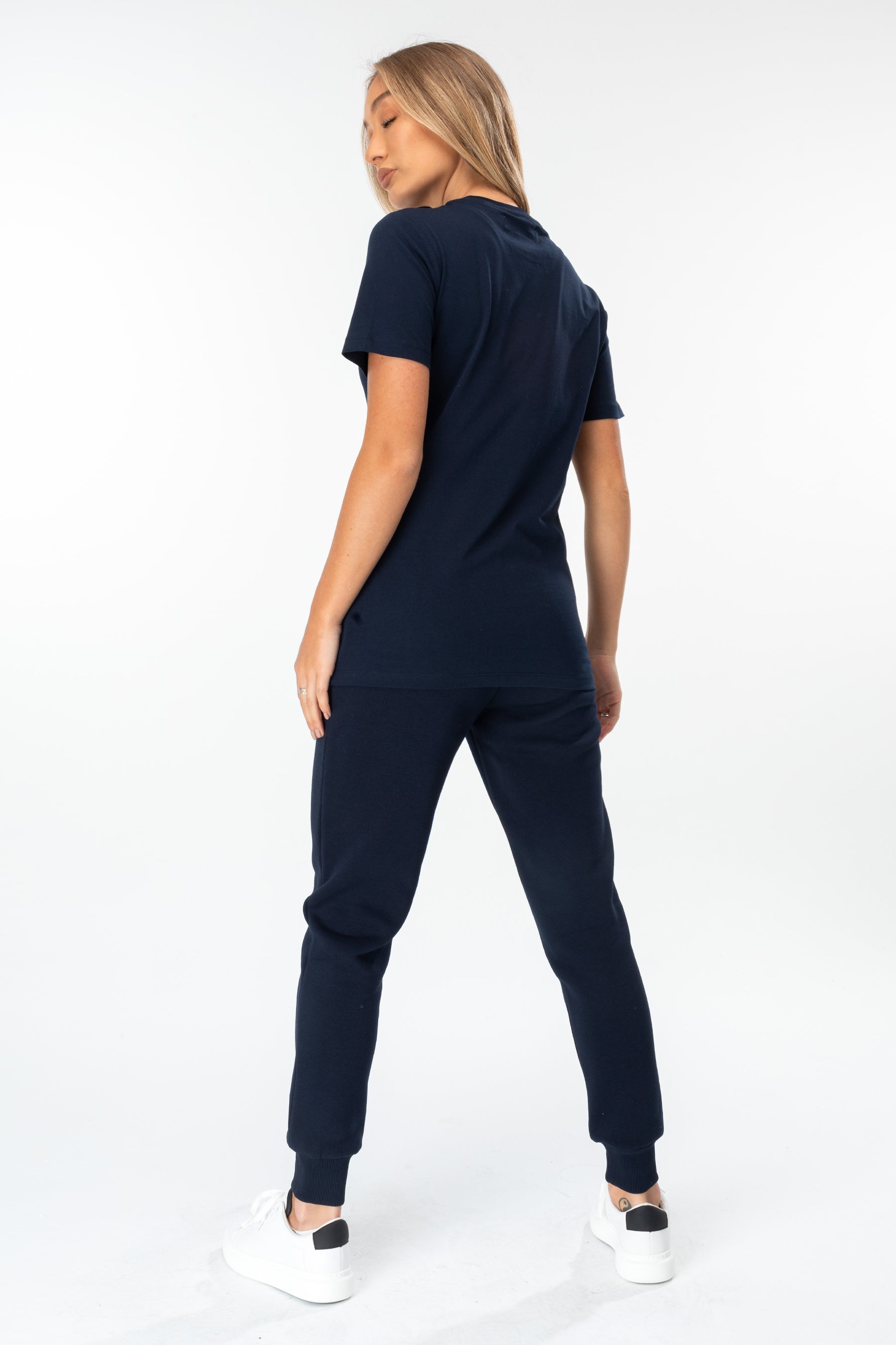 Hype Navy Scribble Logo Women'S Joggers