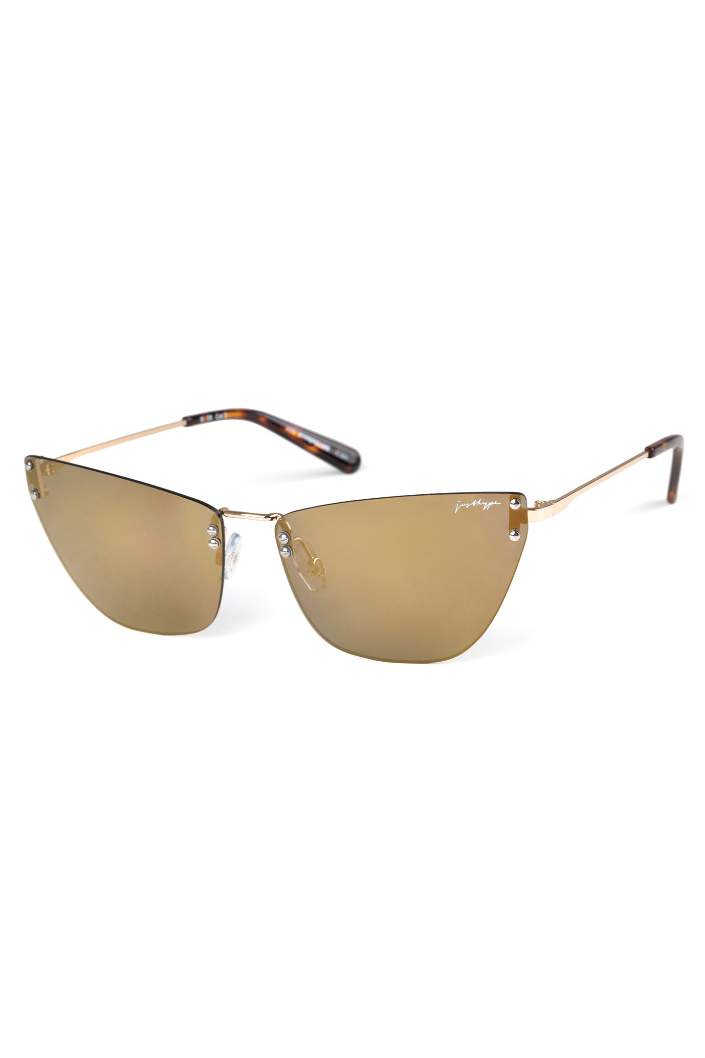 Hype Feline Gold Tortoise Shell Sunglasses