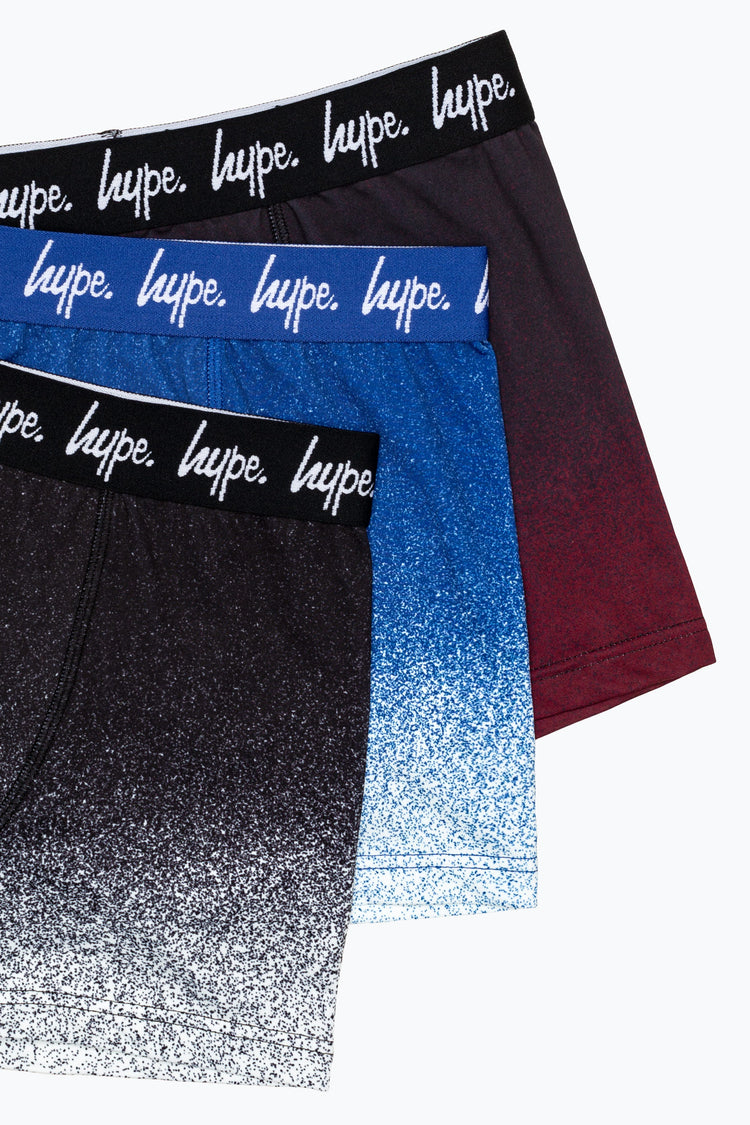 HYPE FADED SPECKLE KIDS BOXER SHORTS X3 PACK
