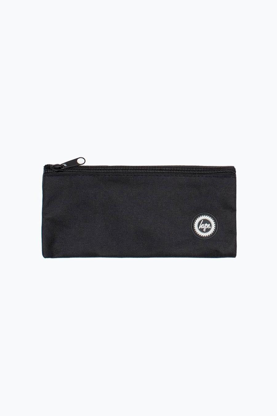 Hype Black Crest Pencil Case Front Side