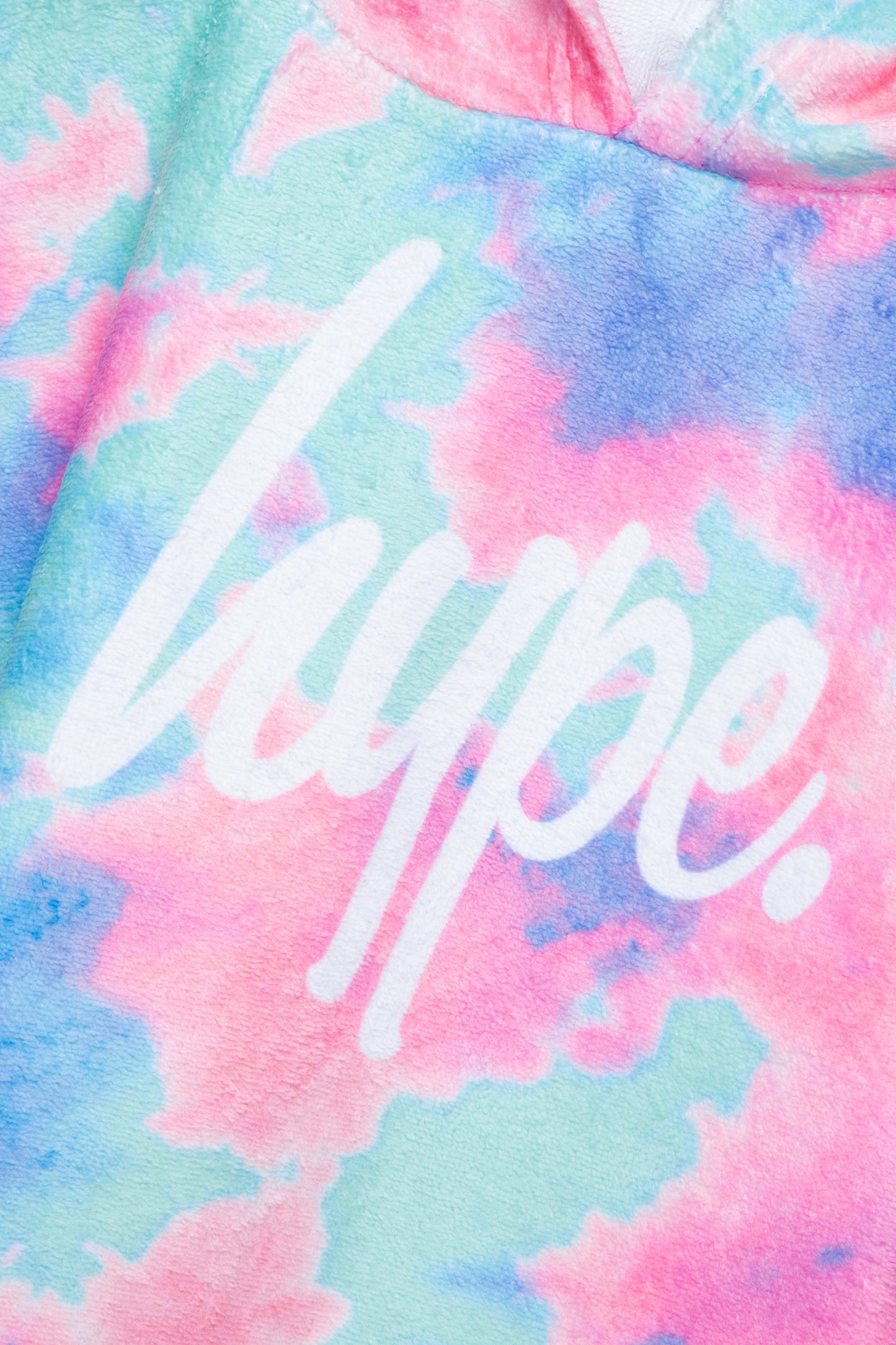 Hype Girls Lucid Tie Dye Pink Beach Cover Up