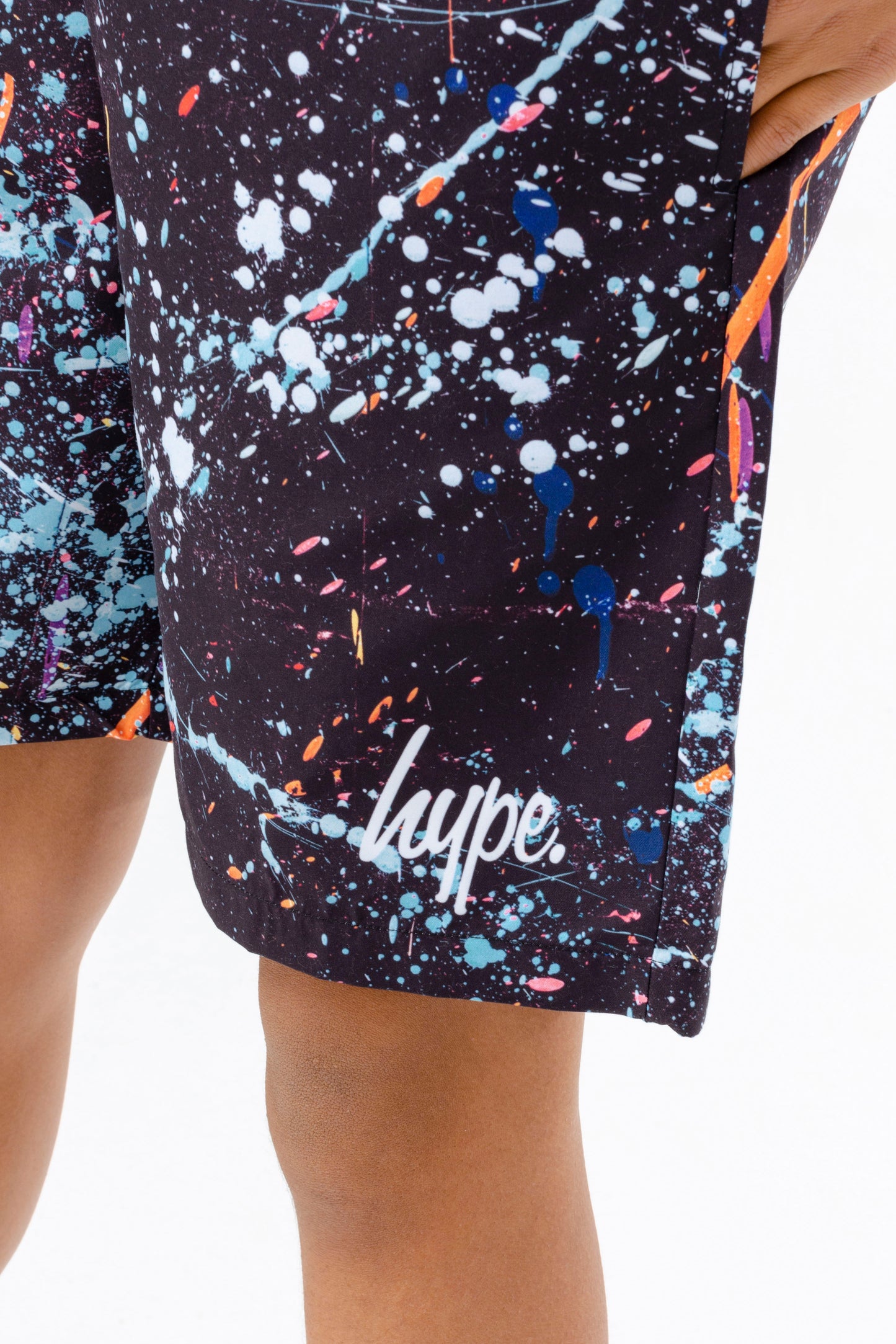 Hype Boys Multi Splatter Swim Shorts