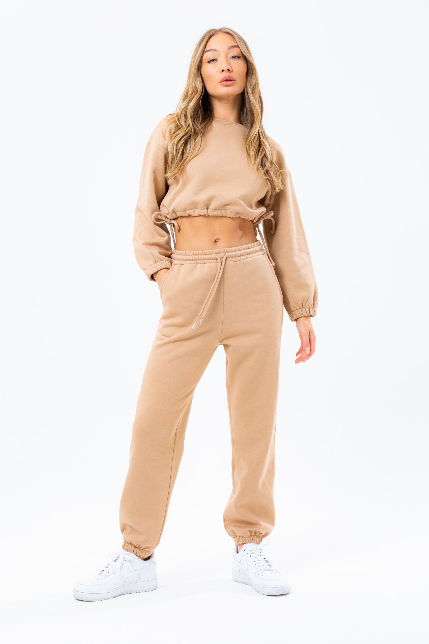 Hype Sand Tie Women'S Cropped Sweatshirt