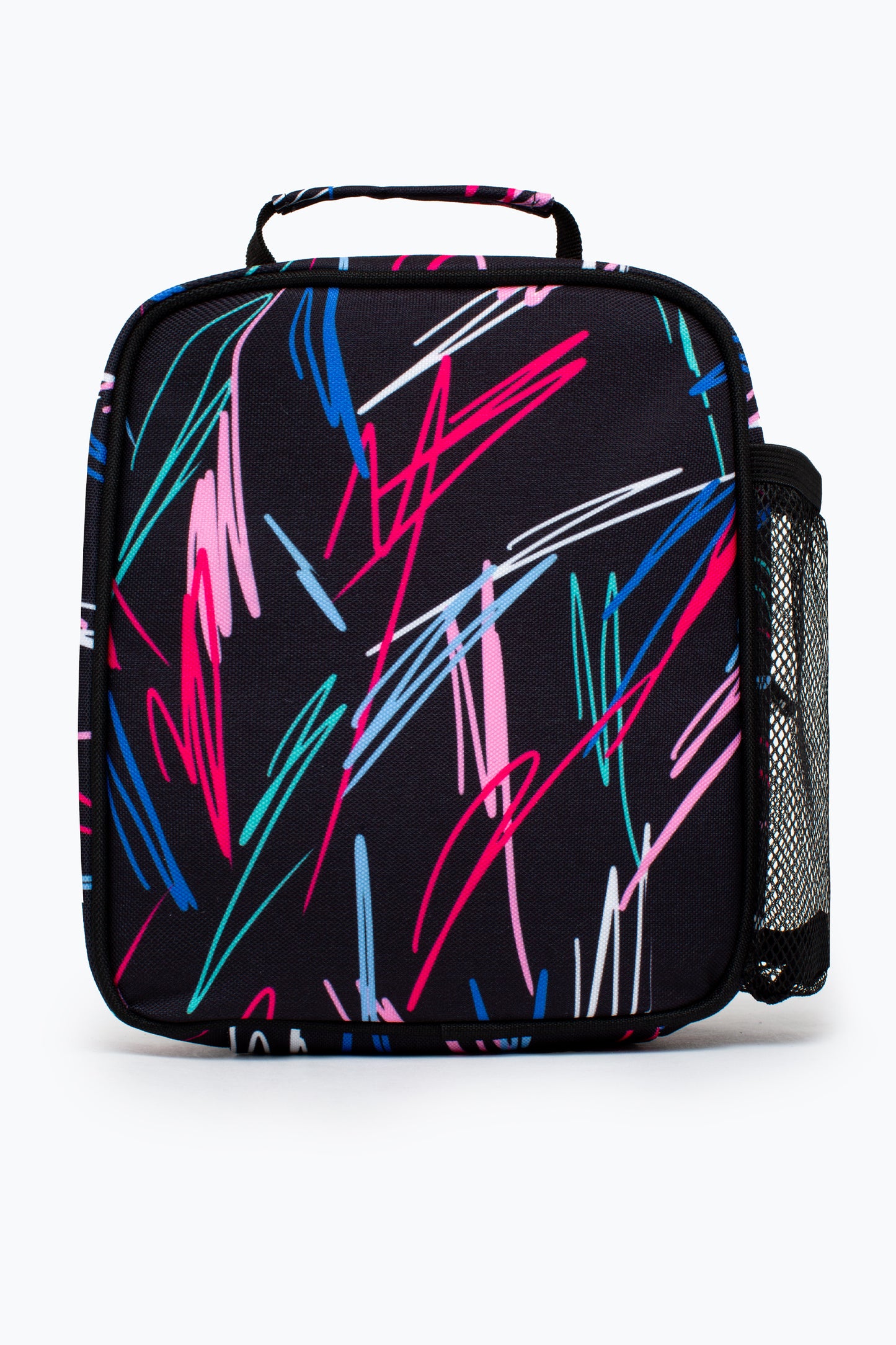 Hype Black Multi Scribble Lunch Box