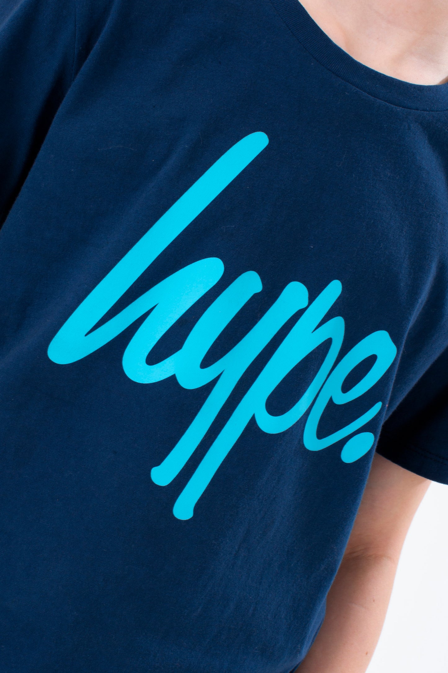 Hype Boys Green Fade Pool Navy 3 Pack Of T-Shirts