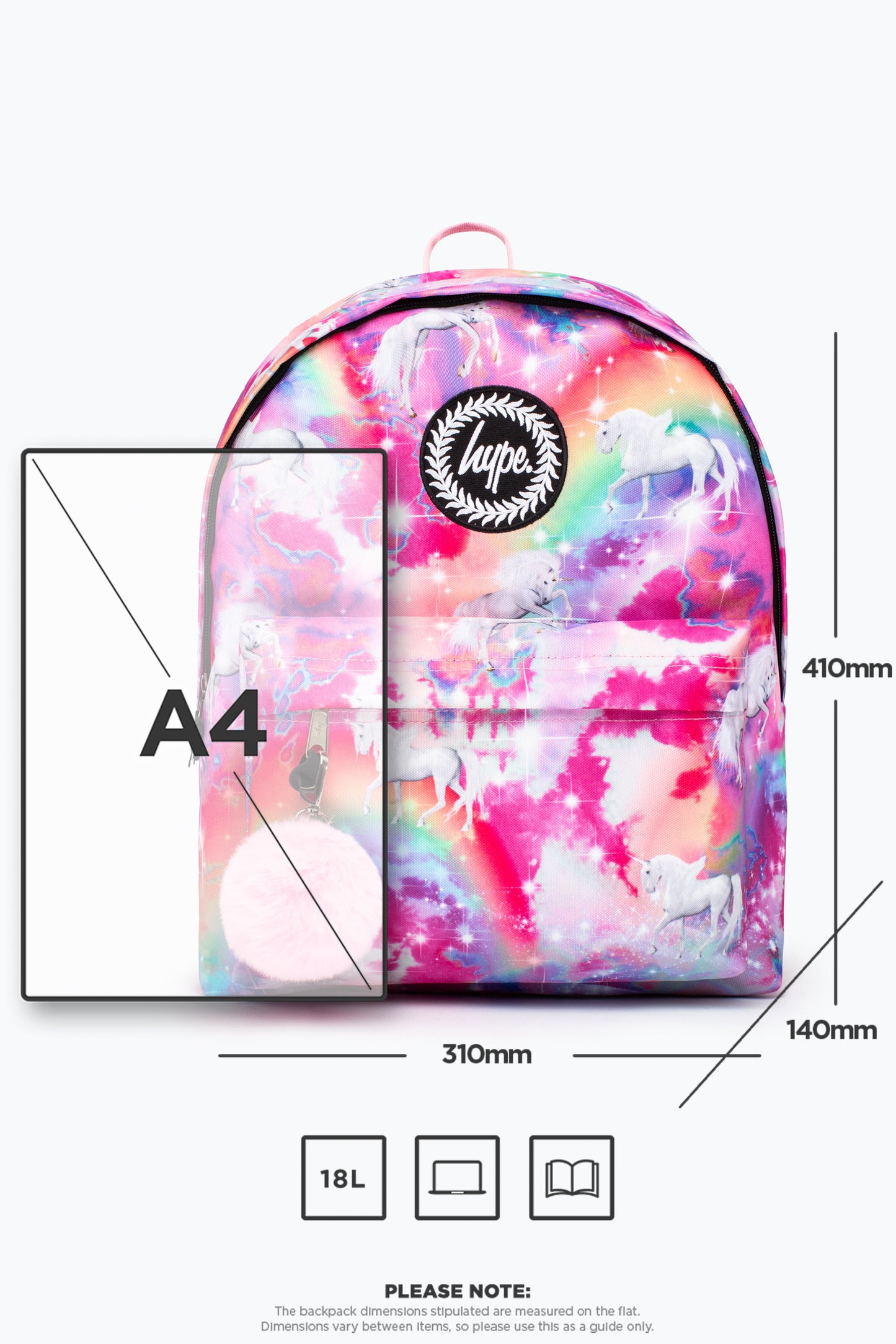 Hype. Pink Magical Unicorn Backpack