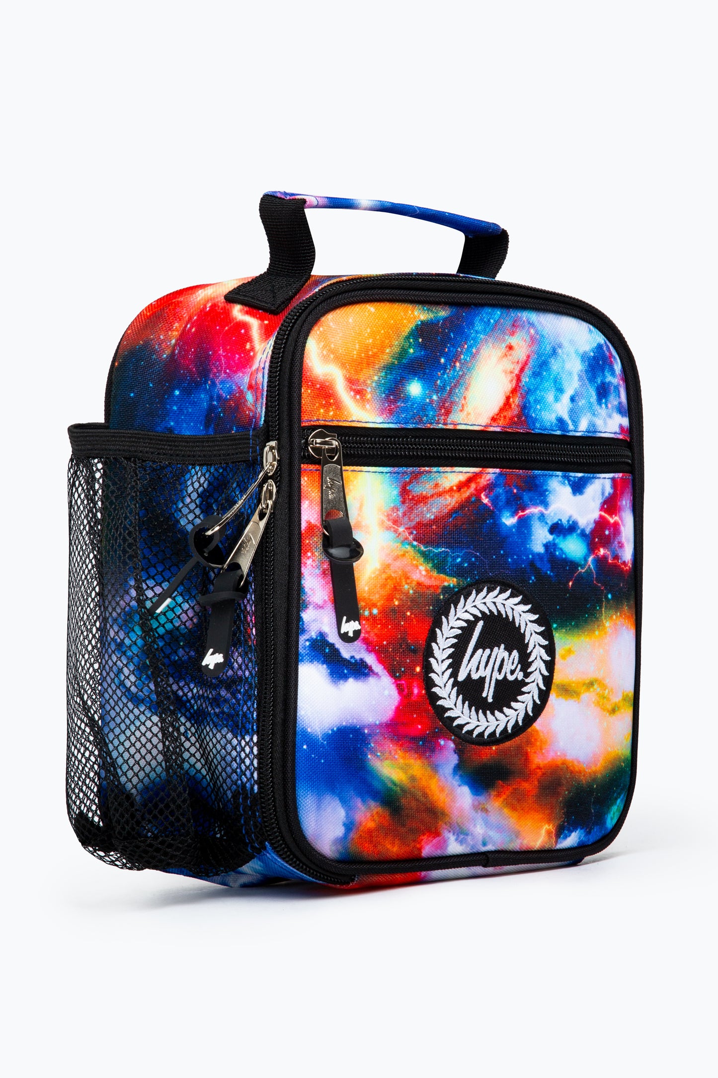 Hype Blue & Orange Lightning Galaxy Lunchbox