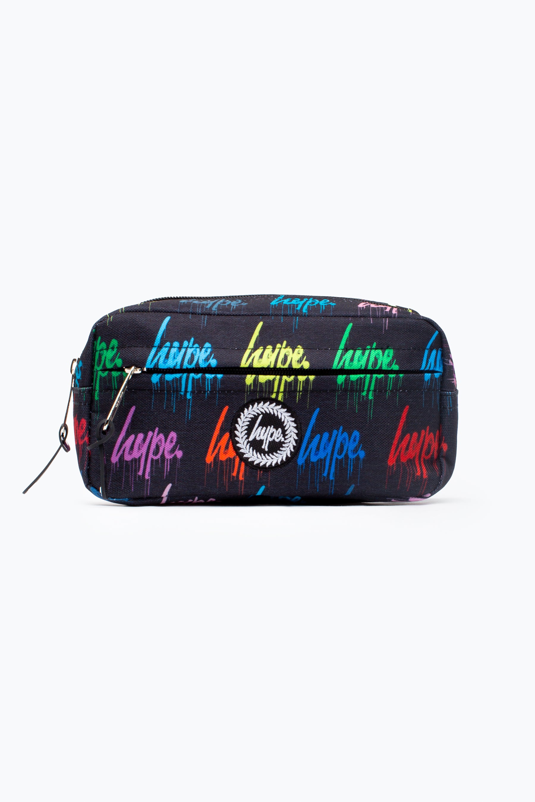 Hype Multi Coloured Maxi Drip Wall Graffiti Pencil Case Front Side