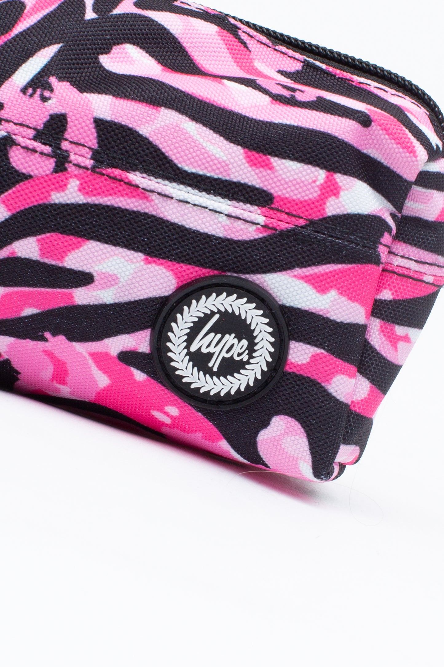 Hype Zebra Animal Pink Pencil Case Branding