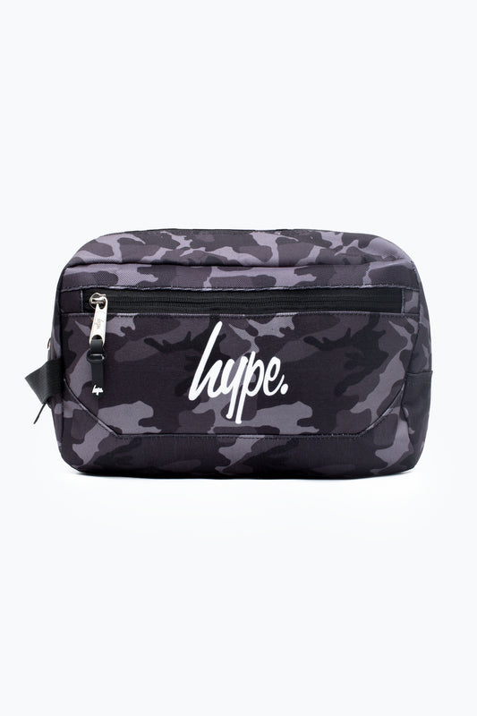 Hype Black & Grey Mono Camo Boot Bag