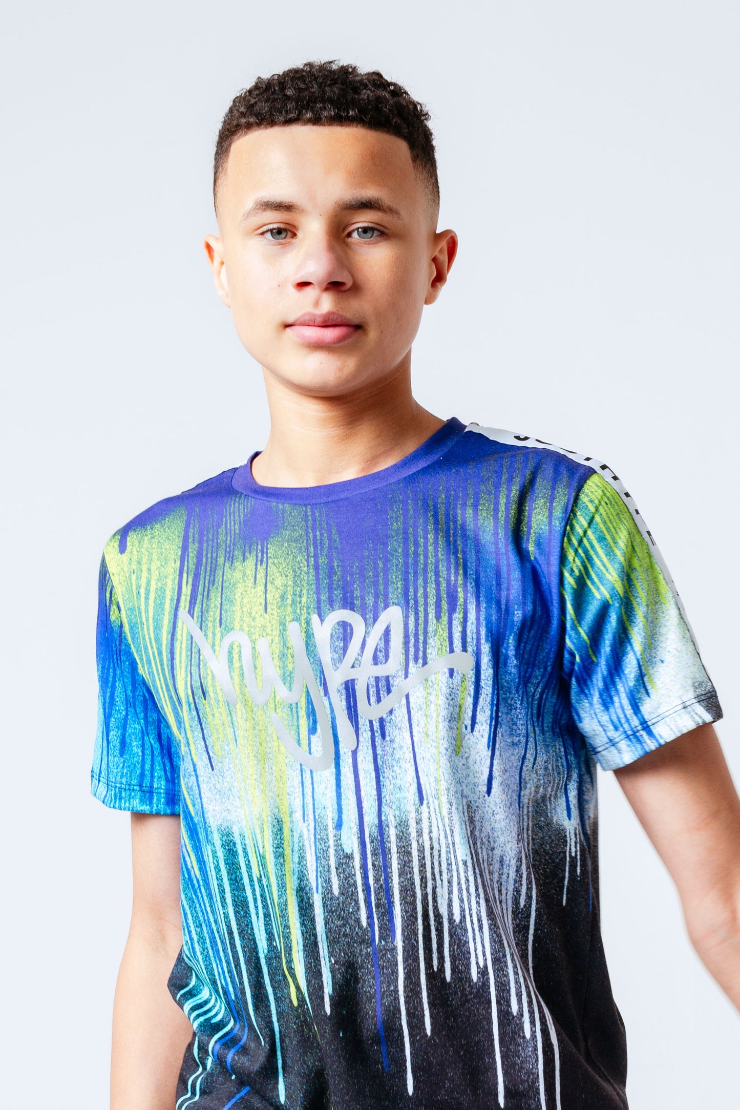 Blue Drips Boys Tee